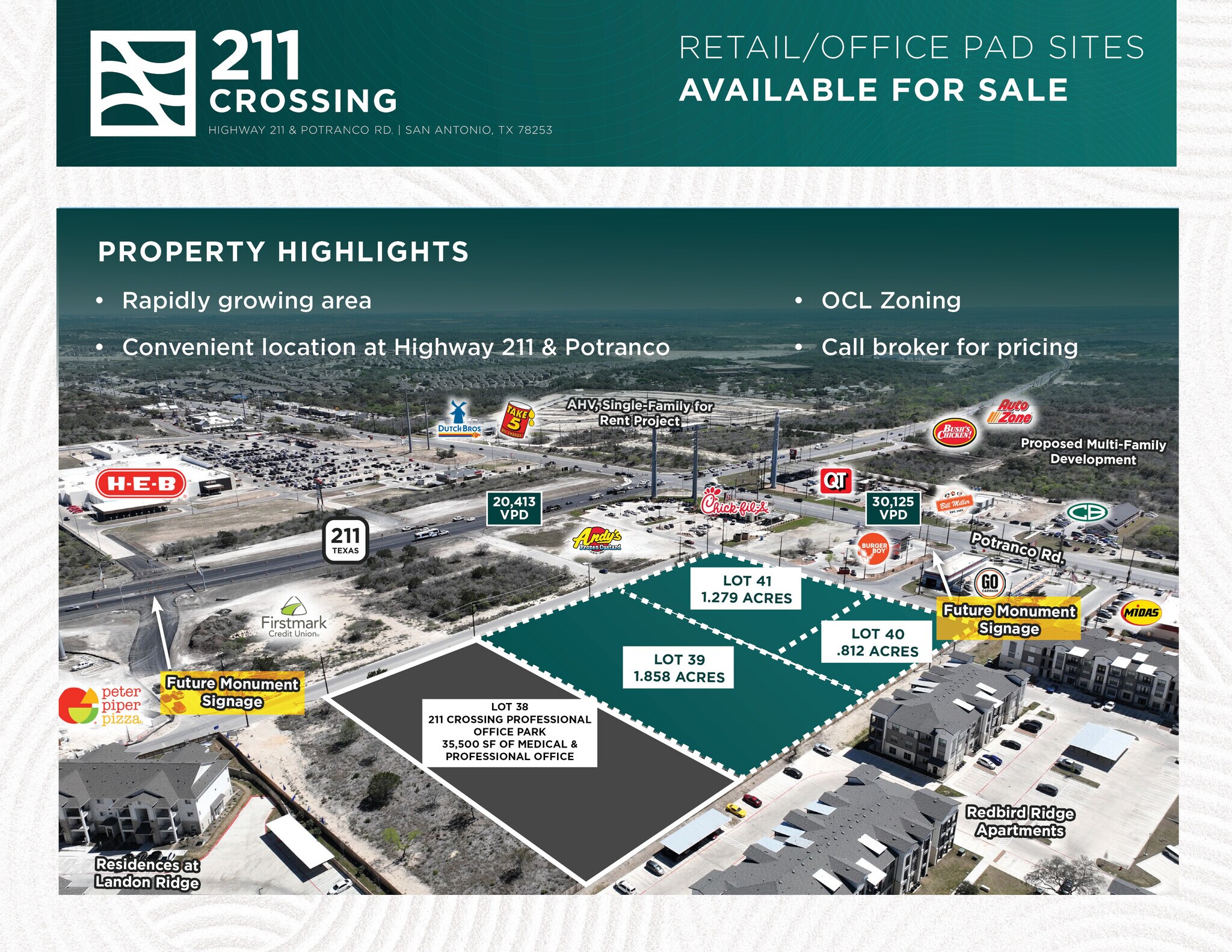 211 Crossing, San Antonio, TX à vendre Photo principale- Image 1 de 57