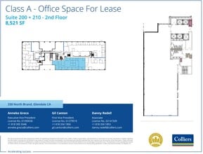 330 N Brand Blvd, Glendale, CA for lease Floor Plan- Image 1 of 1