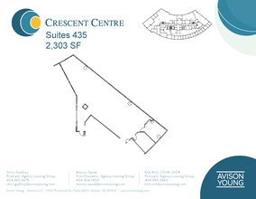 100 Crescent Center Pkwy, Tucker, GA for lease Floor Plan- Image 1 of 2