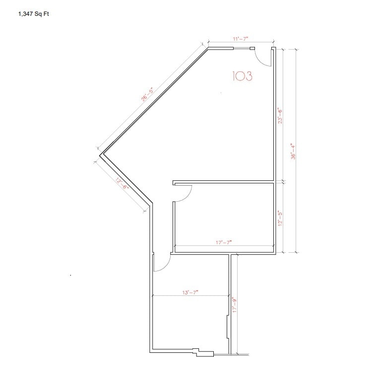 1845 Precinct Line Rd, Hurst, TX à louer Plan d’étage- Image 1 de 1