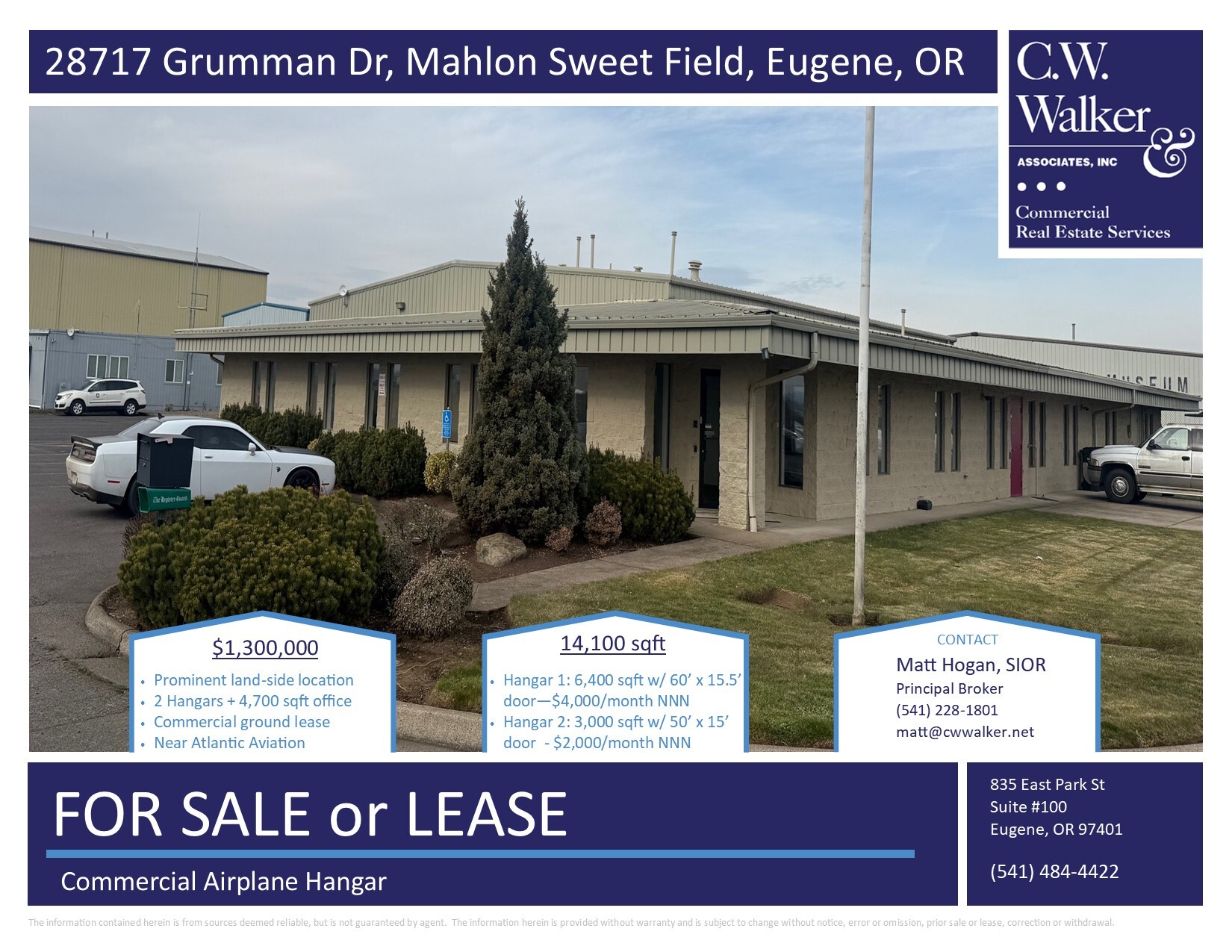28717 Grumman Dr, Eugene, OR for lease Primary Photo- Image 1 of 12