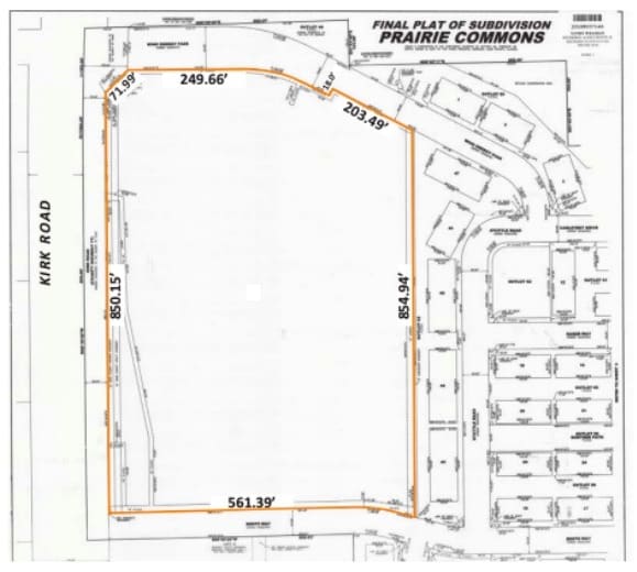 Kirk Rd & Wind Energy Pass Rd, Batavia, IL for sale - Site Plan - Image 3 of 3