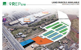 Plus de détails pour 8700 N Loop Dr, El Paso, TX - Terrain à vendre