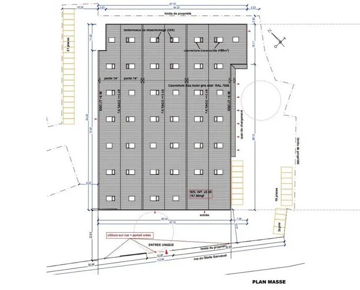 Industriel dans Le Mesnil-Amelot à louer - Plan de site - Image 2 de 11