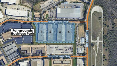 6900-6948 Fairgrounds Pky, San Antonio, TX - AÉRIEN Vue de la carte