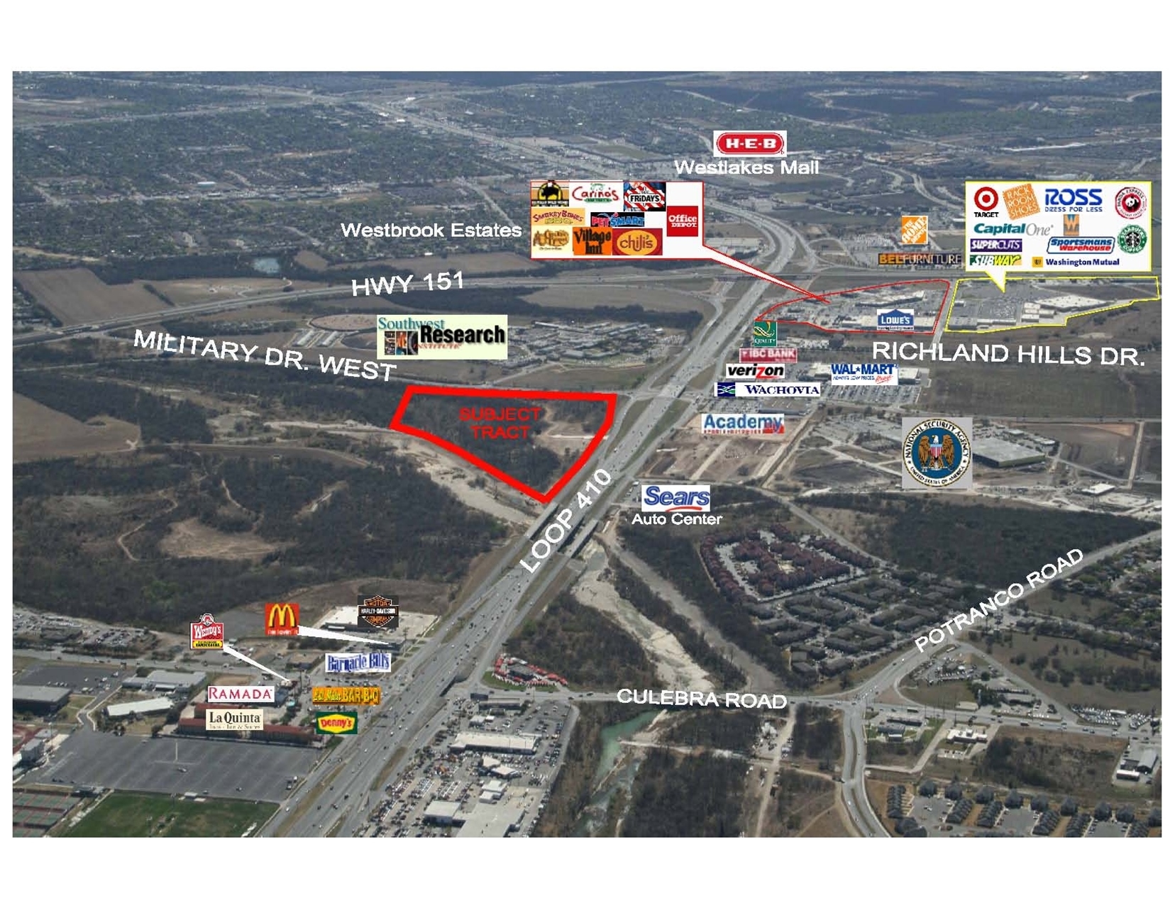 NW Loop 410 and Military Drive West, San Antonio, TX for sale Building Photo- Image 1 of 1