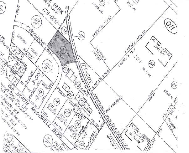 1330 Redwood Way, Petaluma, CA à louer - Plan cadastral - Image 2 de 12