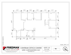 24901 Northwestern Hwy, Southfield, MI for lease Floor Plan- Image 1 of 1