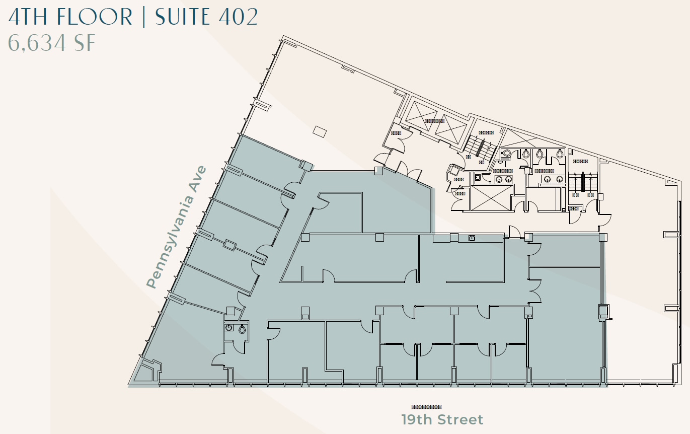 1901 Pennsylvania Ave NW, Washington, DC for lease Floor Plan- Image 1 of 1