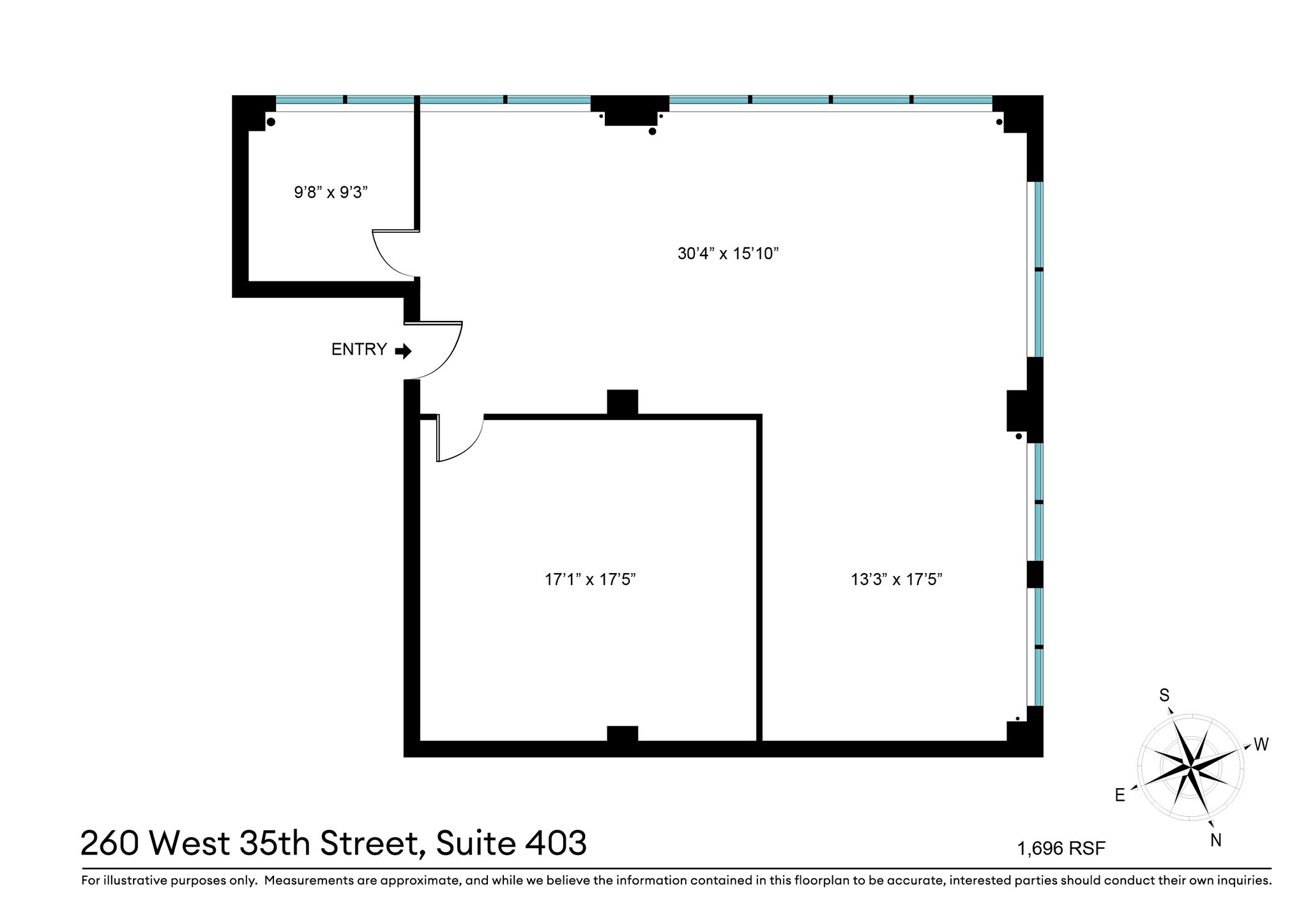 260 W 35th St, New York, NY for lease Interior Photo- Image 1 of 1