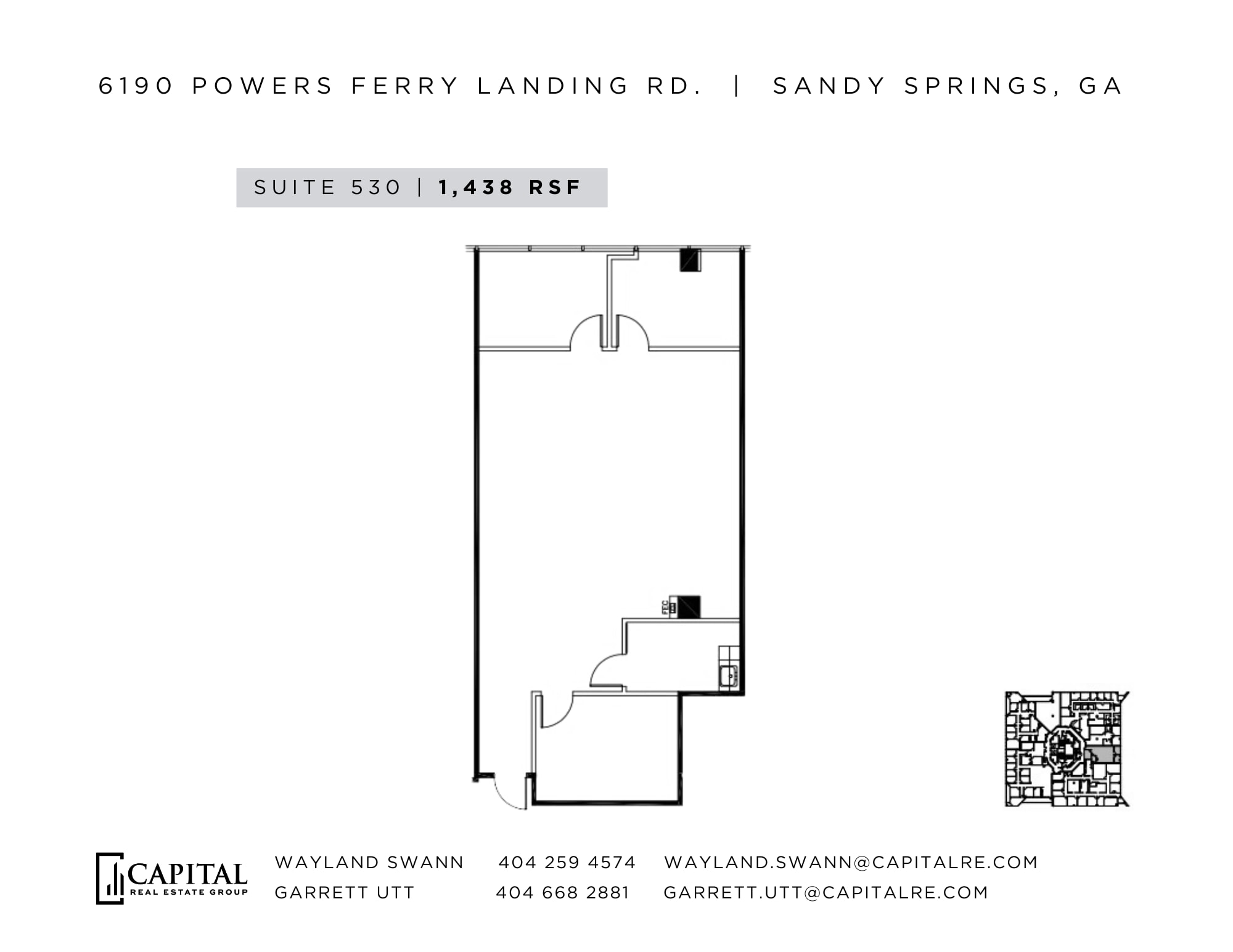 6190 Powers Ferry Landing Rd, Atlanta, GA à louer Plan d’étage- Image 1 de 1