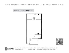 6190 Powers Ferry Landing Rd, Atlanta, GA à louer Plan d’étage- Image 1 de 1