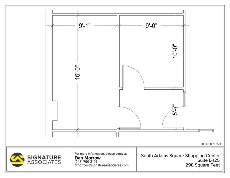 725 S Adams Rd, Birmingham, MI à louer - Plan d’étage - Image 3 de 35
