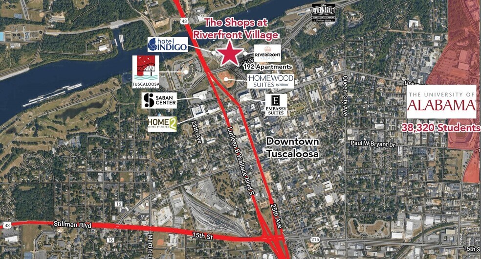 2330 Jack Warner Pkwy, Tuscaloosa, AL à louer - Photo du bâtiment - Image 2 de 3
