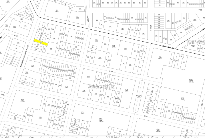 1924 Martin Luther King Jr Ave SE, Washington, DC à louer - Plan cadastral - Image 2 de 6