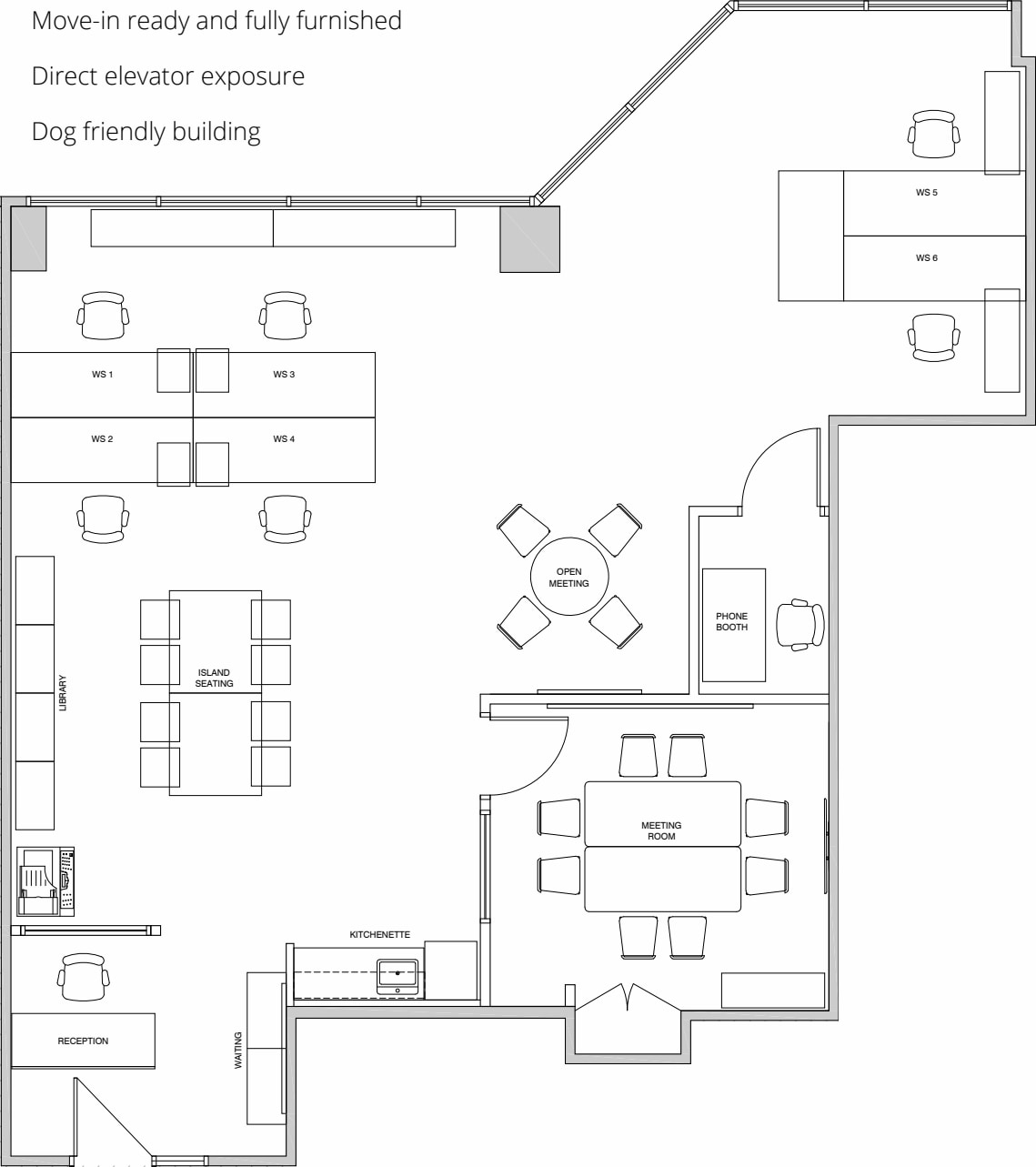 609 14th St NW, Calgary, AB for lease Floor Plan- Image 1 of 8