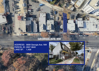 More details for 5808-5812 Georgia Ave NW, Washington, DC - Land for Sale