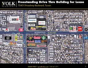 7040 E Broadway Blvd, Tucson, AZ - AERIAL  map view - Image1