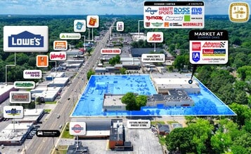 4500-4522 Summer Ave, Memphis, TN - Aerial map view - Image1