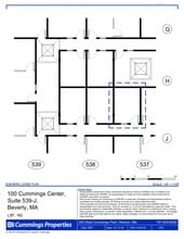 100 Cummings Ctr, Beverly, MA à louer Plan d’étage- Image 1 de 1