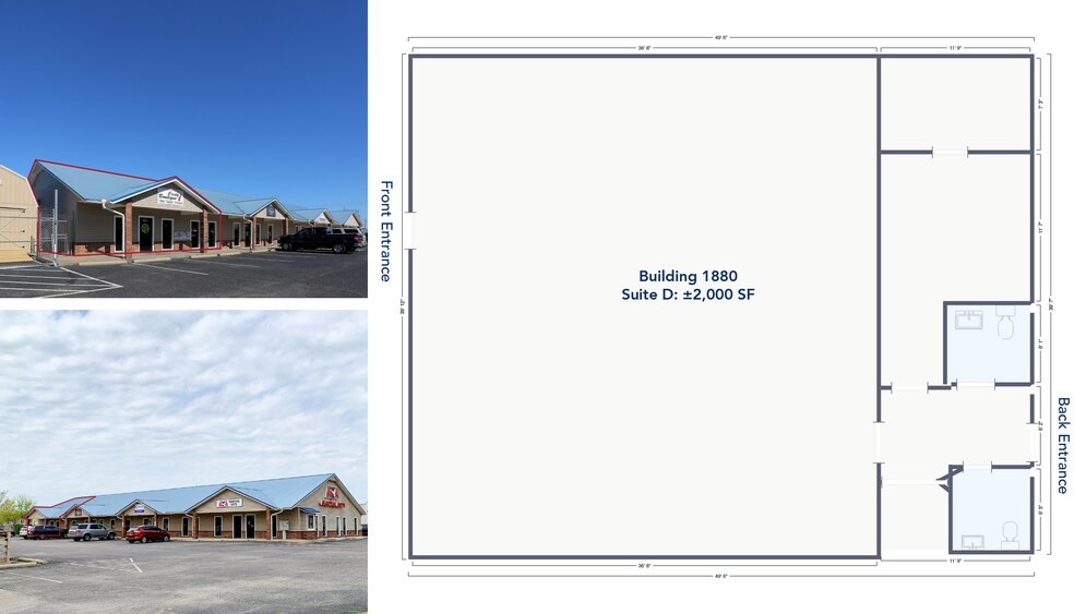 1900 S Pleasant St, Springdale, AR à louer - Photo du bâtiment - Image 3 de 6