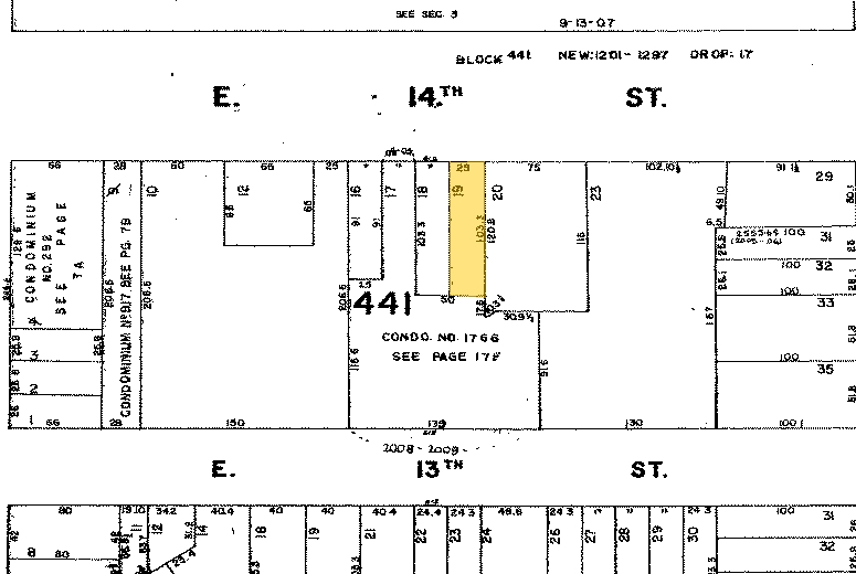 424 E 14th St, New York, NY à vendre - Plan cadastral - Image 1 de 1