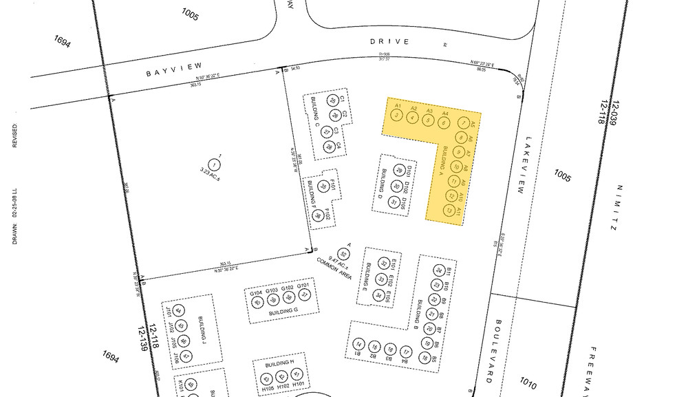 47603-47643 Lakeview Blvd, Fremont, CA à vendre - Plan cadastral - Image 2 de 6