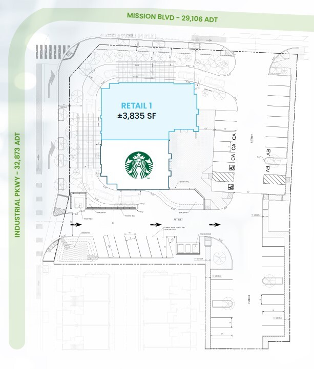 29705 Mission Blvd, Hayward, CA à louer Plan de site- Image 1 de 1