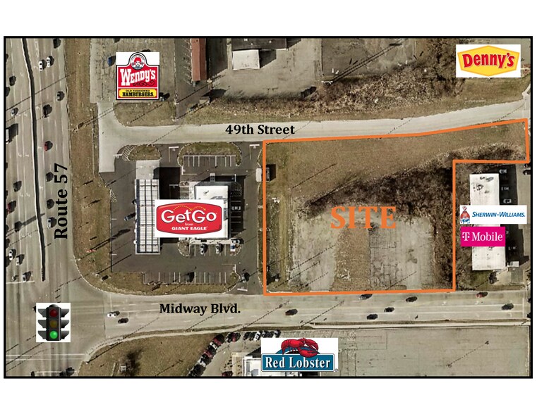 529 Midway Blvd, Elyria, OH à louer - Aérien - Image 3 de 3