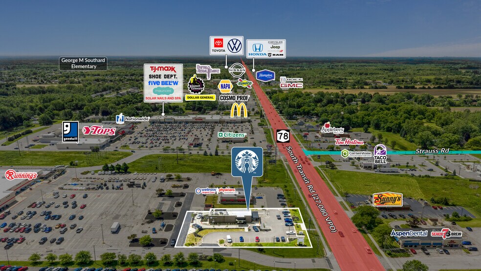 5795 S Transit Rd, Lockport, NY à vendre - Photo du bâtiment - Image 2 de 5