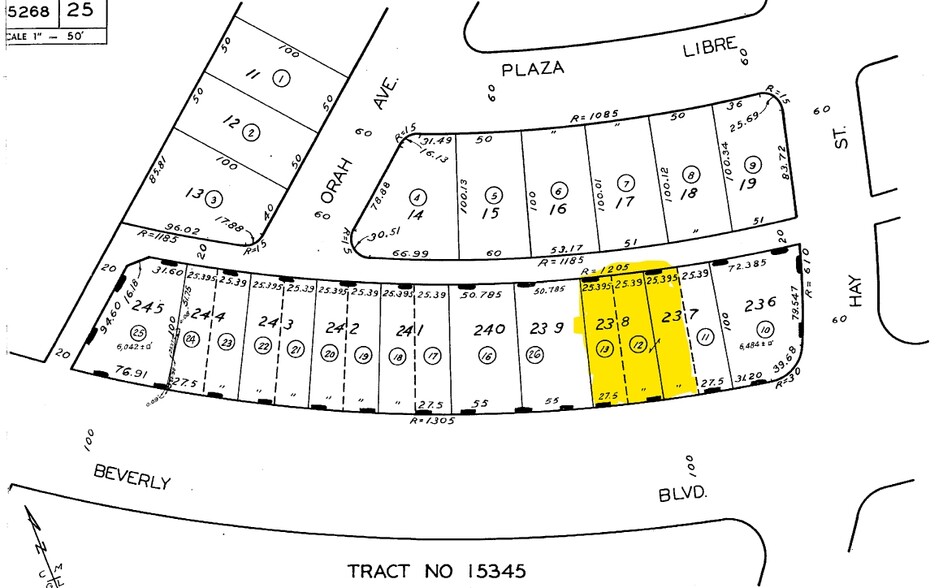 2604 W Beverly Blvd, Montebello, CA à louer - Plan cadastral - Image 2 de 2