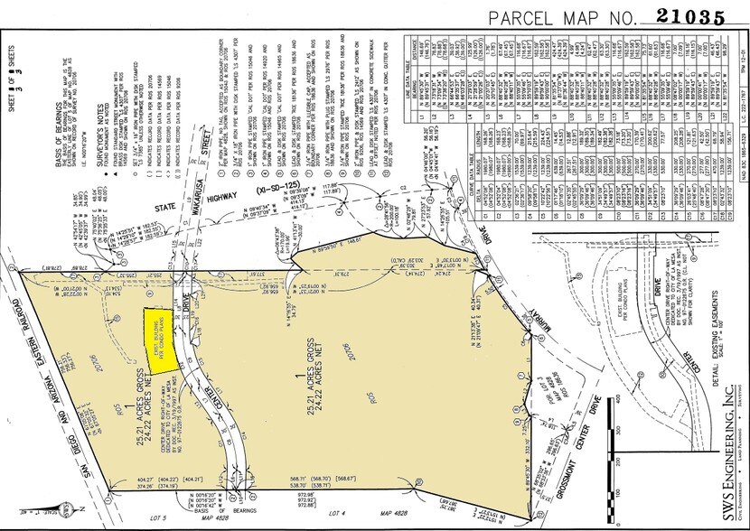 8860 Center Dr, La Mesa, CA à louer - Plan cadastral - Image 2 de 4