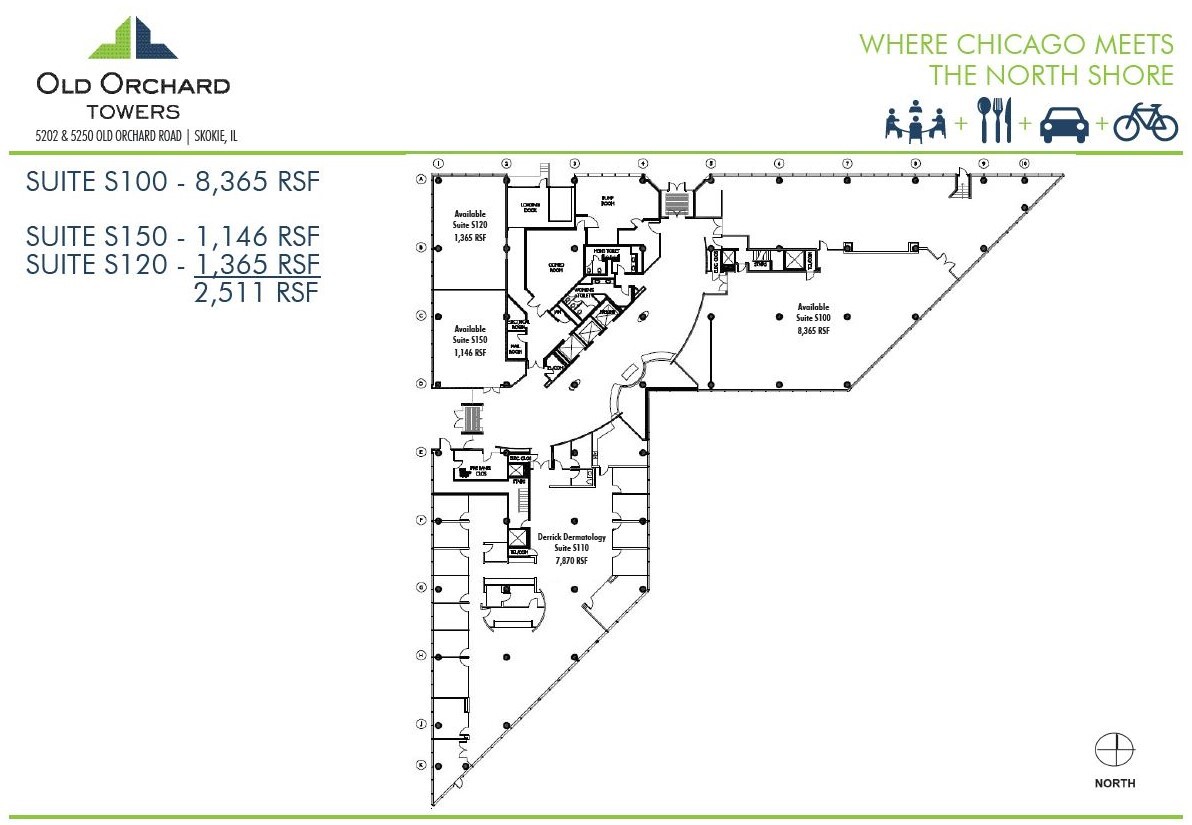 5202 Old Orchard Rd, Skokie, IL for lease Floor Plan- Image 1 of 6