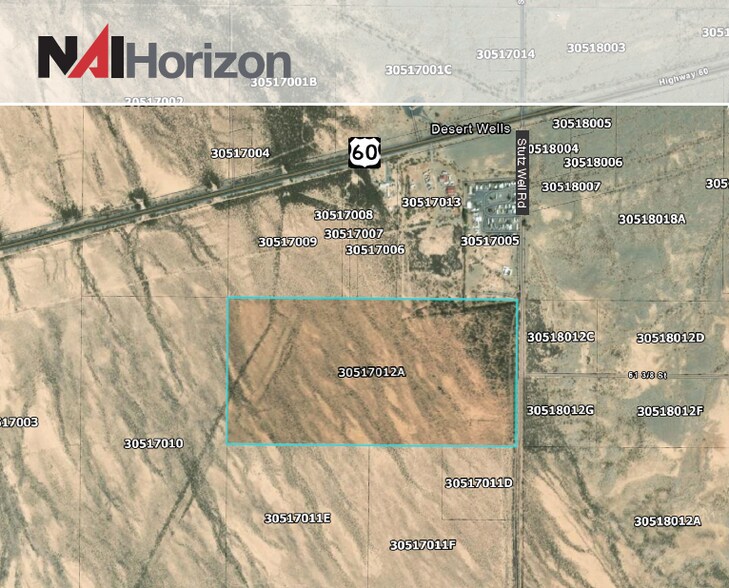 US HWY 60 & McVay Rd, Salome, AZ for lease - Aerial - Image 1 of 3