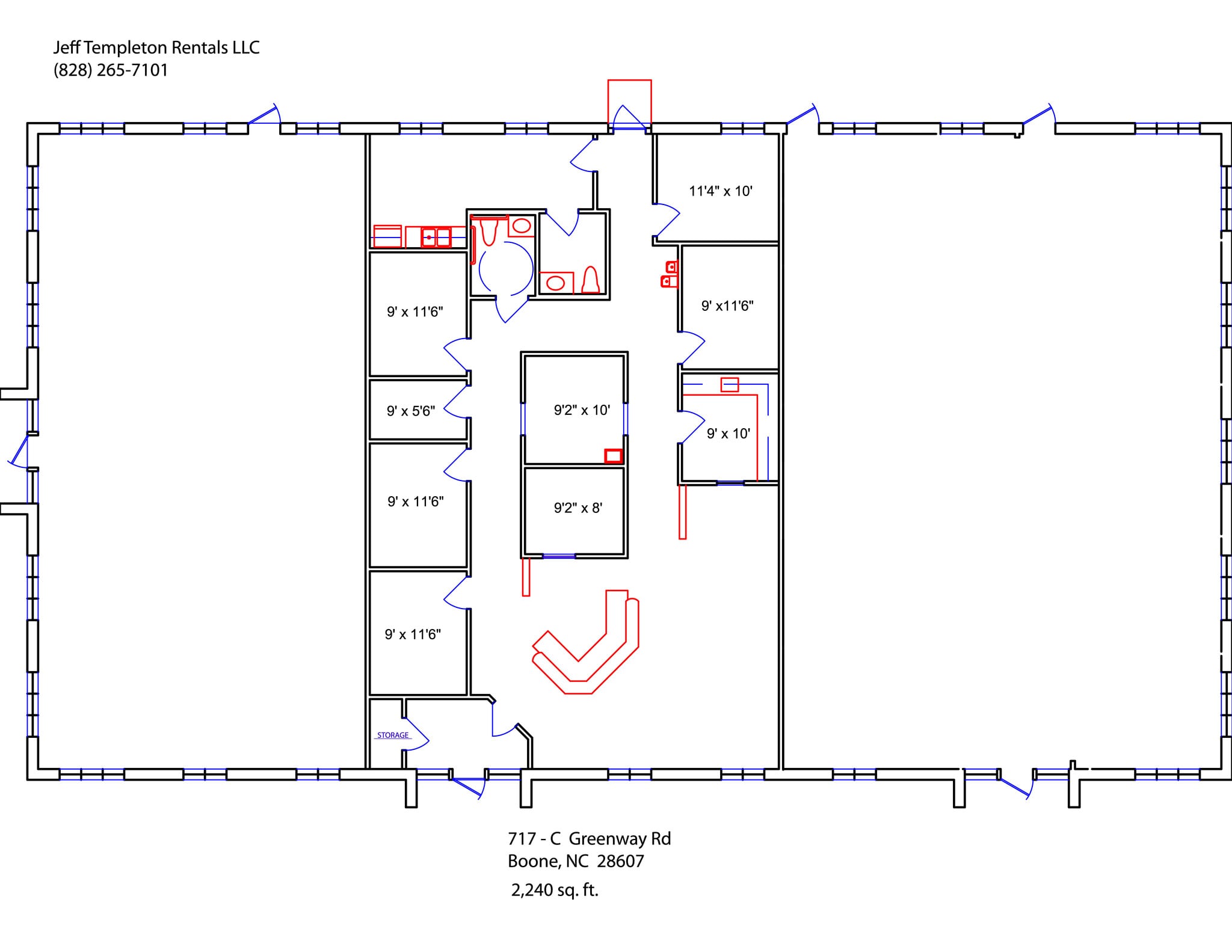 717 Greenway Rd, Boone, NC for lease Site Plan- Image 1 of 1