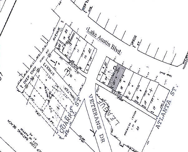 2211 Lake Austin Blvd, Austin, TX à vendre - Plan cadastral - Image 3 de 3