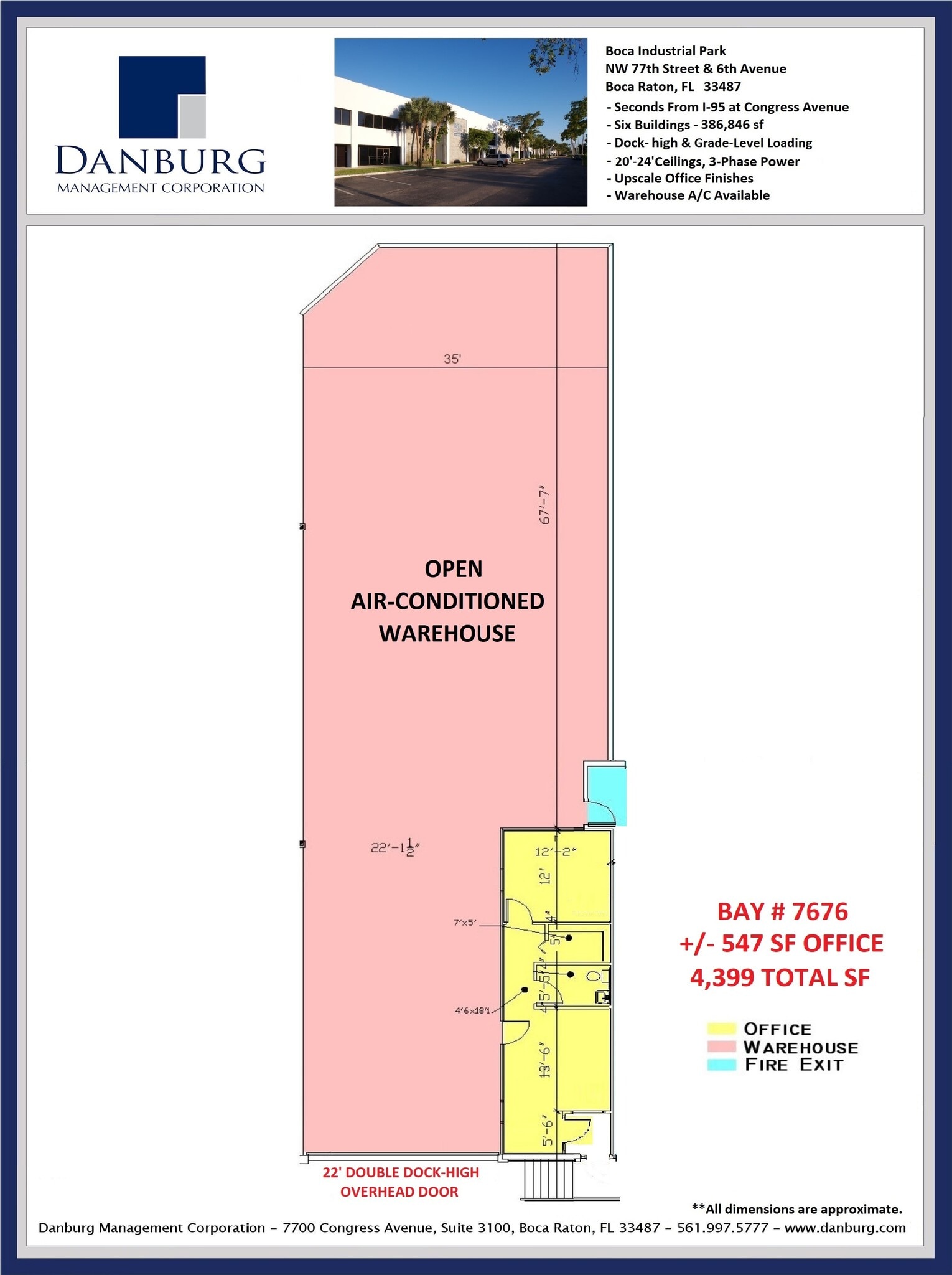 7640-7696 NW 6th Ave, Boca Raton, FL for lease Floor Plan- Image 1 of 1