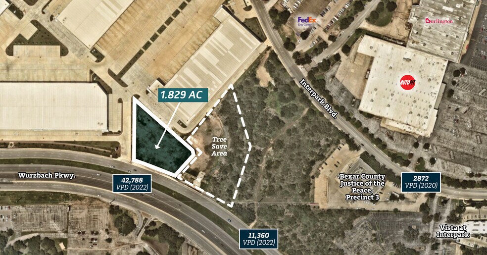 Interpark Blvd, San Antonio, TX à vendre - Photo du bâtiment - Image 1 de 3
