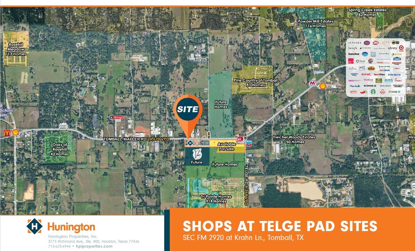 FM 2920 at Krahn Ln, Tomball, TX for lease Primary Photo- Image 1 of 2