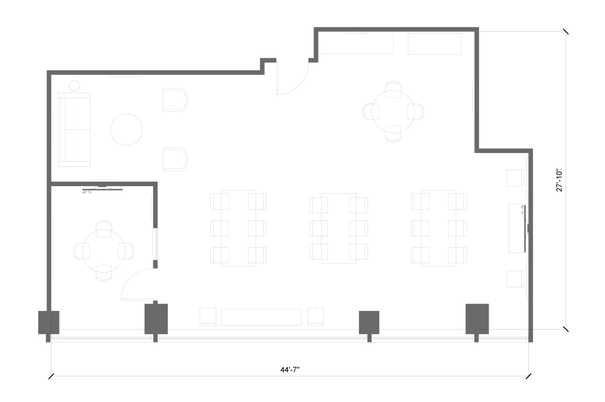 150 York St, Toronto, ON à louer Plan d’étage- Image 1 de 1