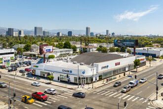 1260-1270 S La Cienega Blvd, Los Angeles, CA - aerial  map view - Image1