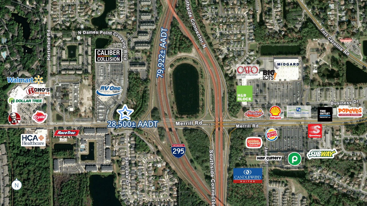 NEC Merrill Rd & Dames Point Crossing Blvd, Jacksonville, FL for sale Building Photo- Image 1 of 3