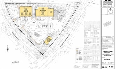 126 King St E, Forest, ON à louer Plan de site- Image 2 de 2