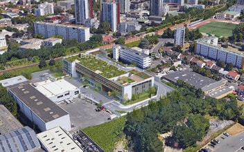 Bobigny, SSD - Aérien Vue de la carte