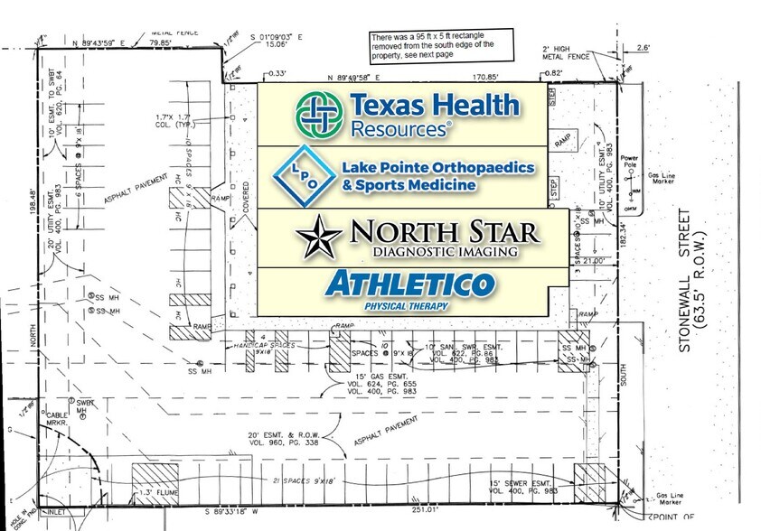 4801-4805 Wesley St, Greenville, TX à vendre - Plan de site - Image 2 de 3