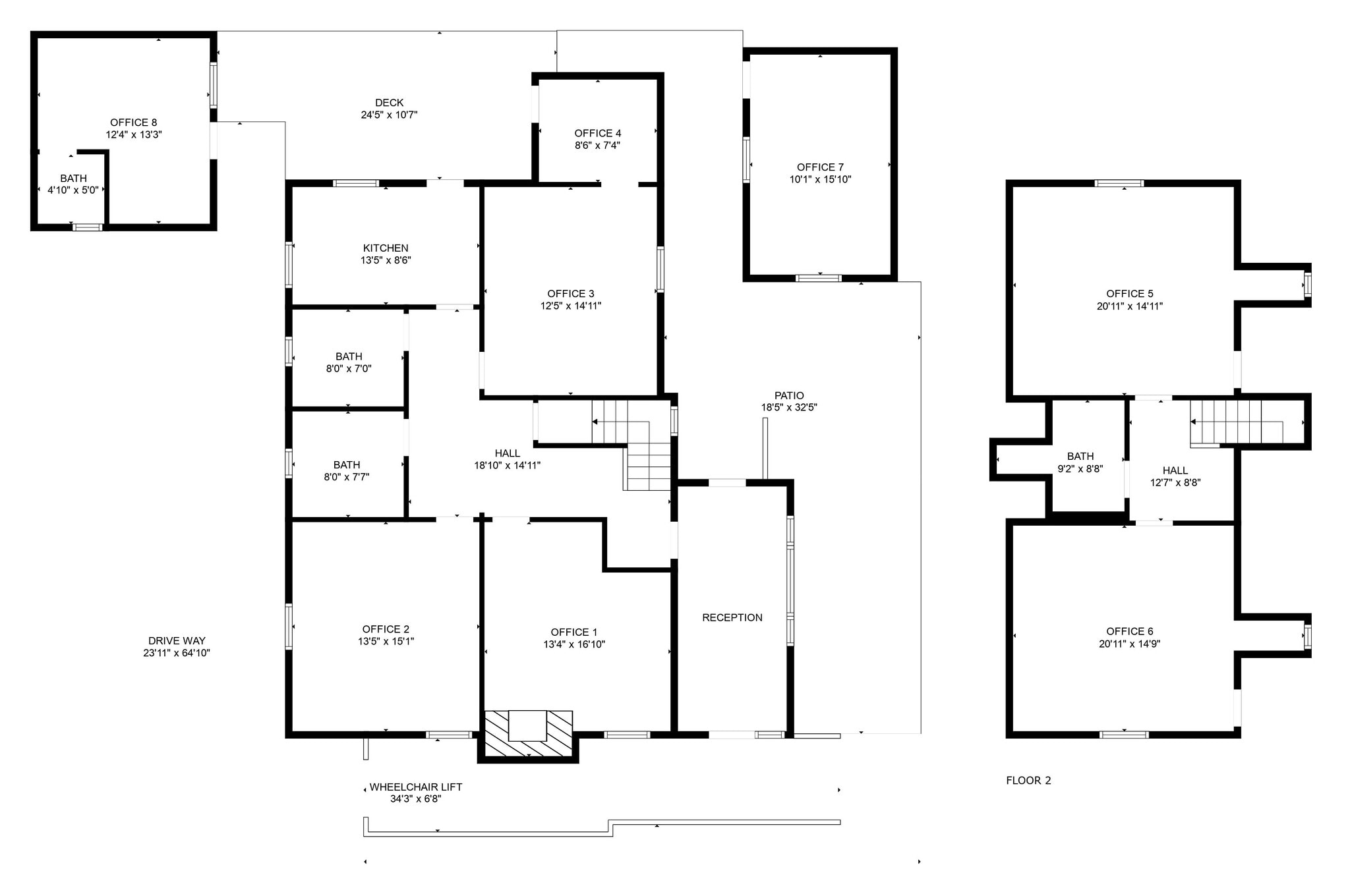 1191 E Walnut St, Pasadena, CA à louer Plan d’étage- Image 1 de 1