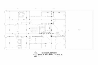 450 W Fort St, Detroit, MI for lease Floor Plan- Image 2 of 2