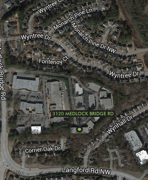 3120 Medlock Bridge Rd, Peachtree Corners, GA for lease - Aerial - Image 2 of 52