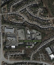 3120 Medlock Bridge Rd, Peachtree Corners, GA - Aerial map view