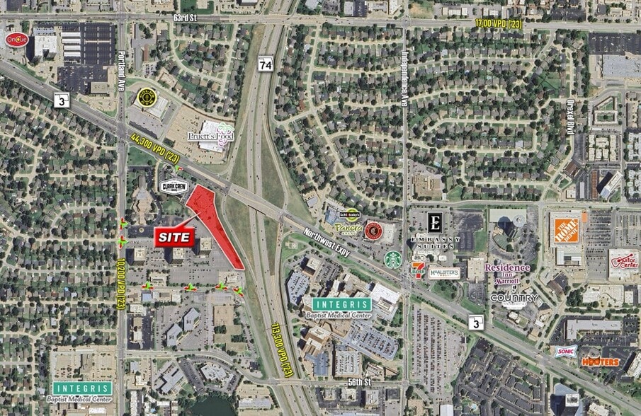 3500 NW Expressway, Oklahoma City, OK for sale - Aerial - Image 3 of 7